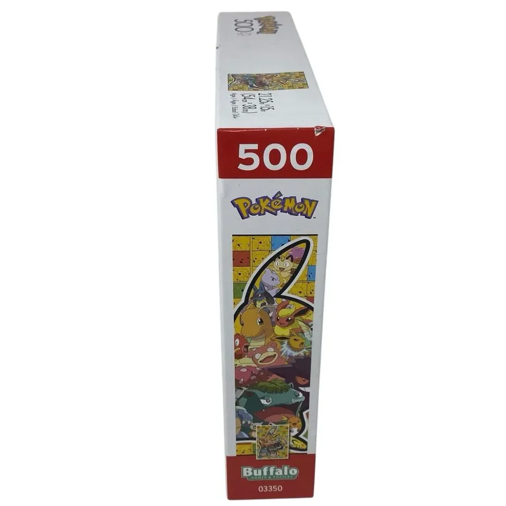 Pikachu Pokemon Jigsaw Puzzle 500 Piece Characters Collectible NewBuffalo Games